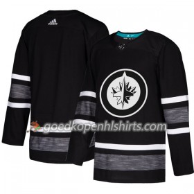 Winnipeg Jets Blank 2019 All-Star Adidas Zwart Authentic Shirt - Mannen